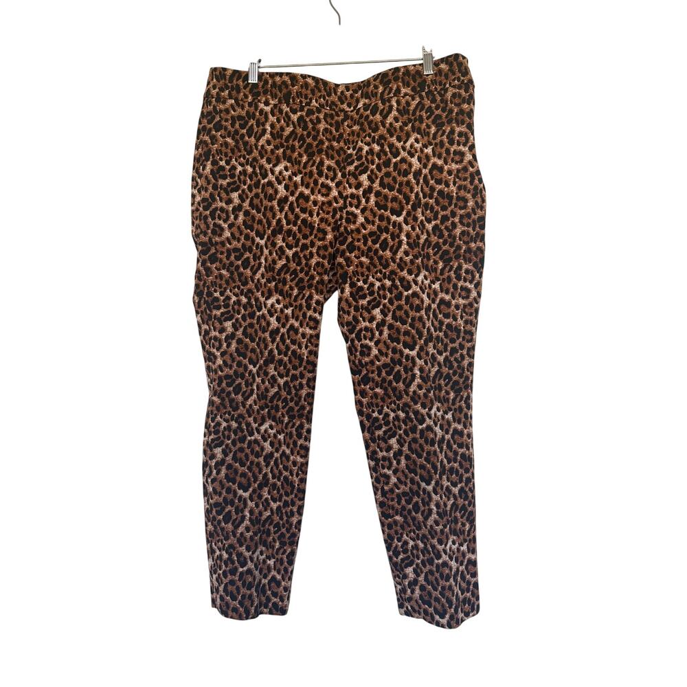 Talbots Chatham Ankle Pants - Fun Leopard, 16